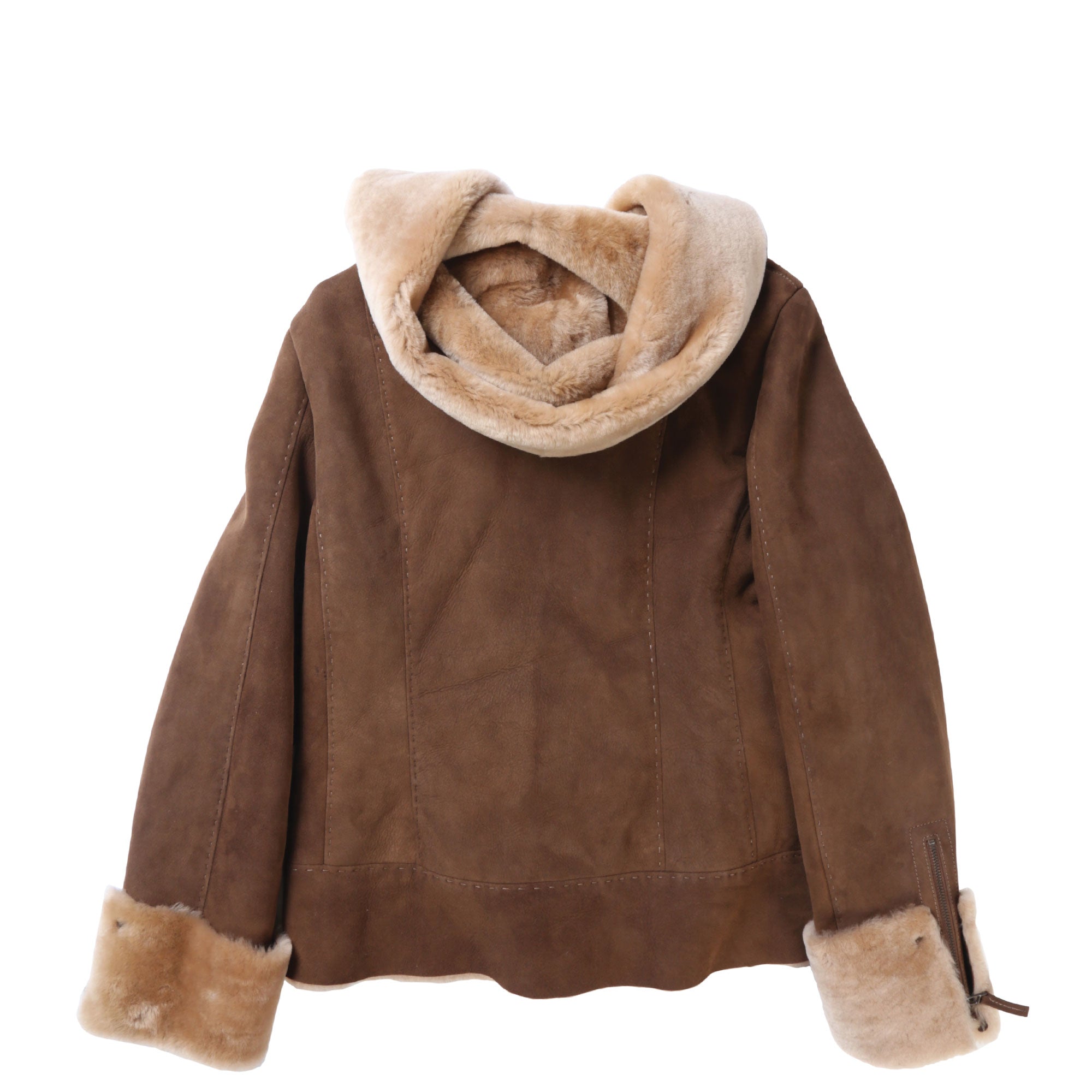 Sheila Shearling Jacket w/hood