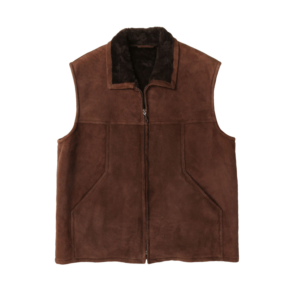 Boulder Shearling Vest (DB)